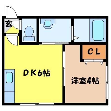 北２４条駅 徒歩5分 3階の物件間取画像